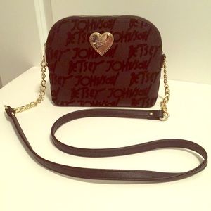 Like New Betsey Johnson Crossbody